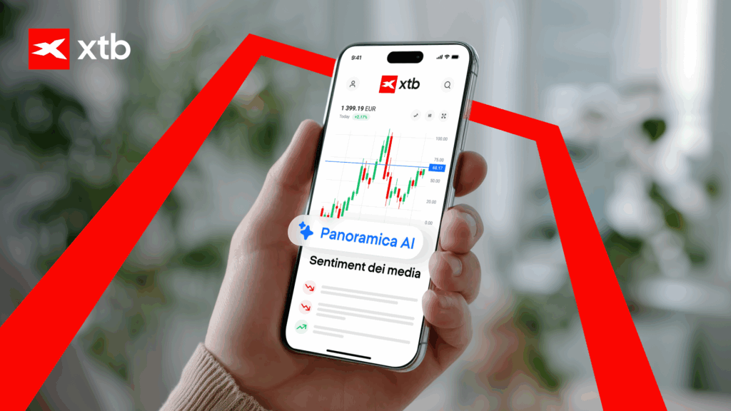 Capire i mercati con l’AI: XTB introduce l’analisi del sentiment dei media sui titoli quotati